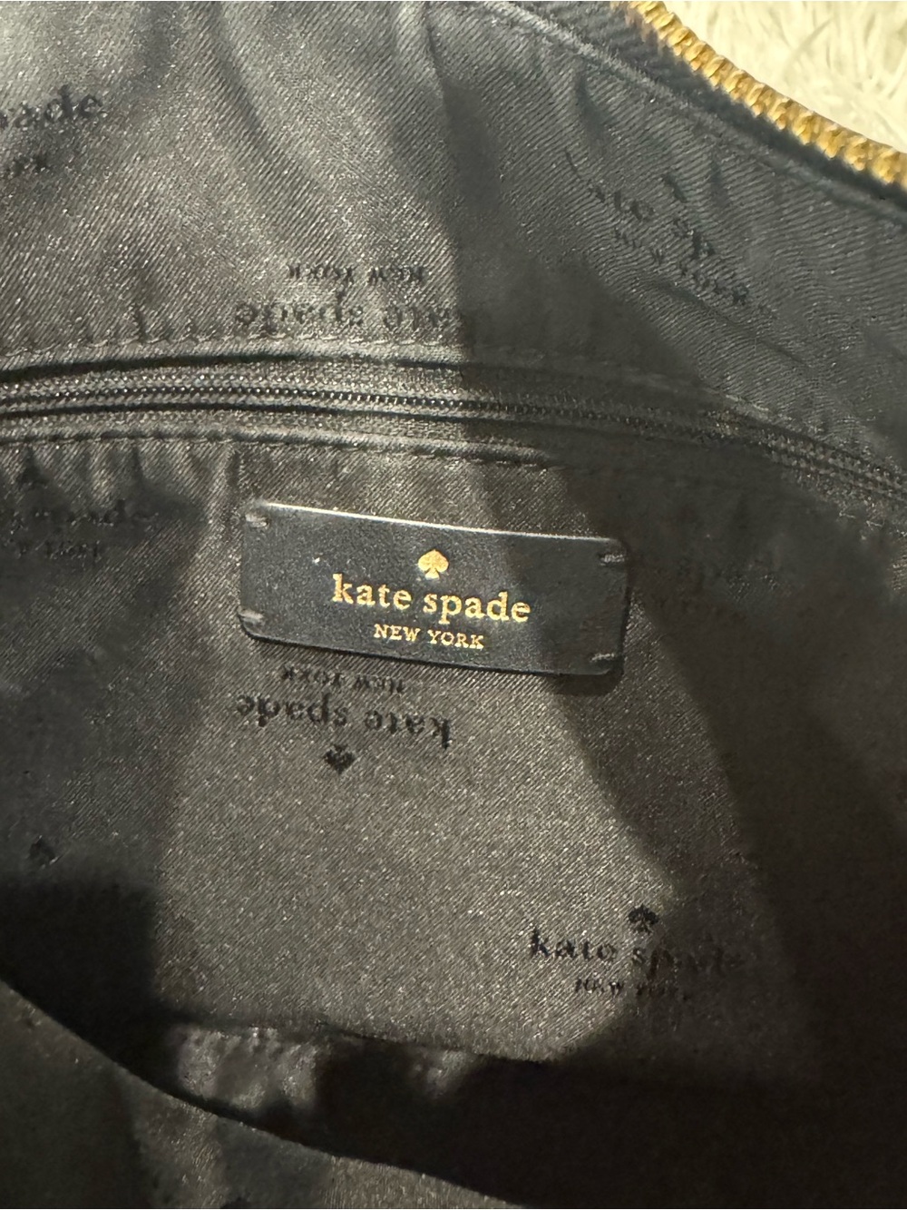 Kate Spade Kayla Pebbled Leather Shoulder Crossbody Bag Black KK055 - Picture 15 of 15